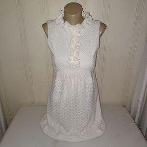 ABS by Allen Schwartz [8] White Lace Dress (1083)